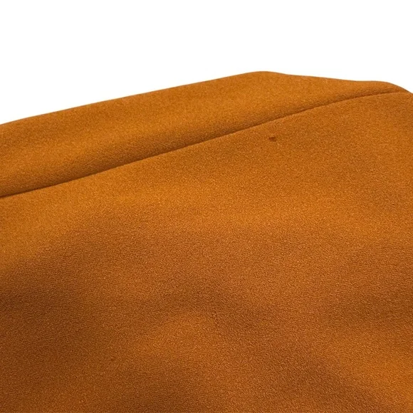 Calvin Klein Wide Crop Leg Jumpsuit V Neck Tie Belt SZ 12 Burnt Orange - Picture 7 of 10